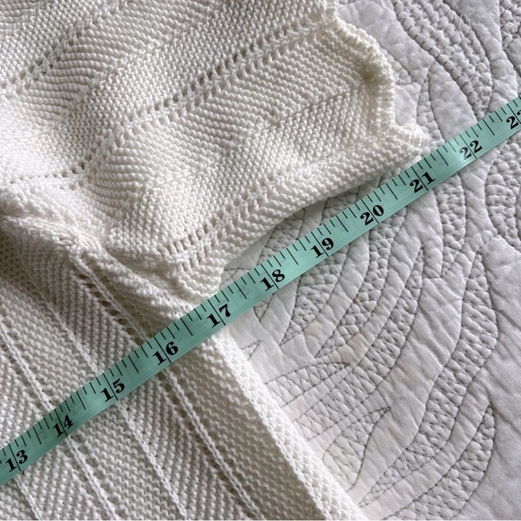 FRAME - Crochet Boxy Top - White - Picture 10 of 11